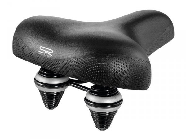Siodełko szerokie SELLE ROYAL 6954-5 podwójne sprężyny 90st czarne