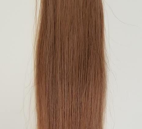 Zestaw włosów pod mikroringi, długość 55 cm kolor #08 - JASNY BRĄZ NATURALNY