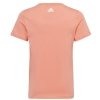 T-shirt adidas LIN Tee Jr IC3153 czerwony 140 cm