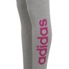 Legginsy adidas LIN TIG girls Jr IC3580 szary 152 cm