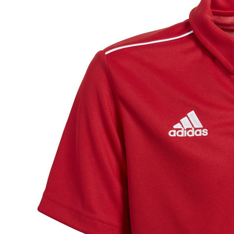Koszulka adidas Polo Core 18 Y CV3681 czerwony 128 cm