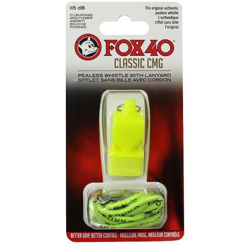 Gwizdek Fox 40 CMG Safety Classic 115 dB żółty
