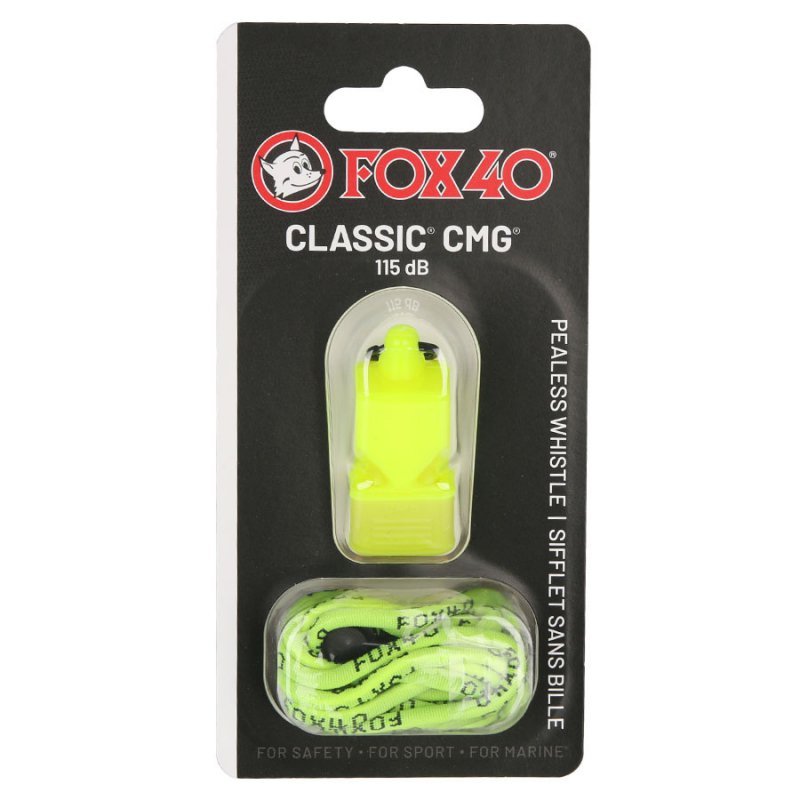 Gwizdek Fox 40 CMG Safety Classic 115 dB żółty
