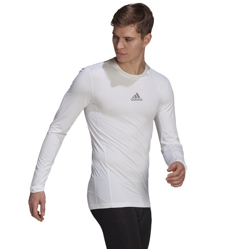 Koszulka adidas TECHFIT LS TOP GU7334 biały XXL