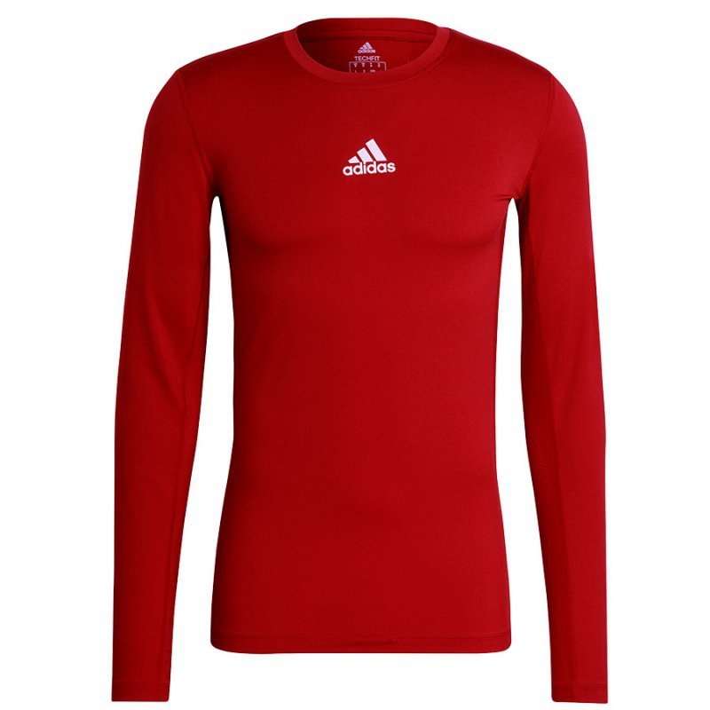 Koszulka adidas TECHFIT LS TOP GU7336 czerwony XL