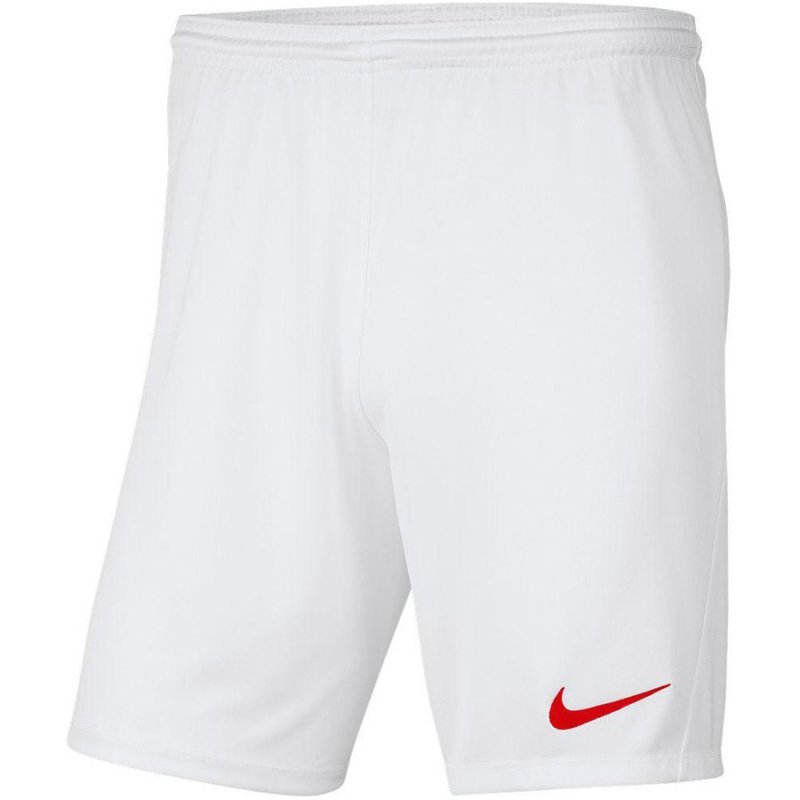 Spodenki Nike Y Park III Boys BV6865 103 biały XS (122-128cm)