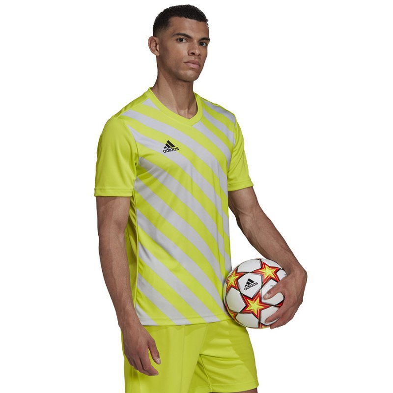 Koszulka adidas ENTRADA 22 GFX JSY HF0118 zielony XL