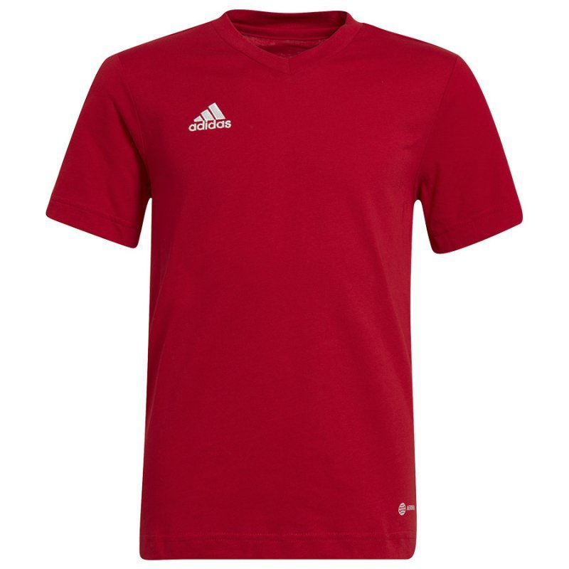 Koszulka adidas ENTRADA 22 Tee HC0447 czerwony 116 cm