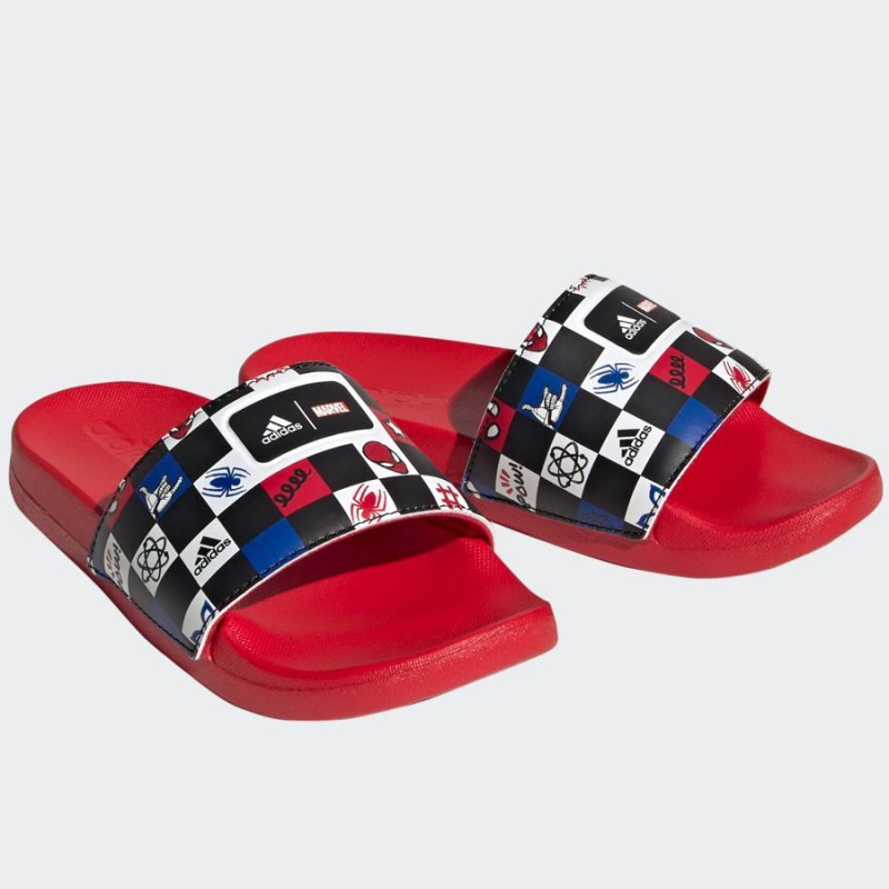 Klapki adidas Adilette Comfort Spiderman K HP7758 34 multikolor