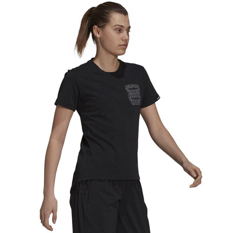 T-Shirt adidas TX Pocket Tee GU8984 czarny M
