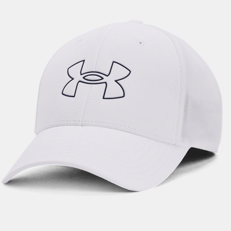 Czapka z daszkiem Under Armour Iso-chill Driver Mesh Adj 1369805 104 biały one size