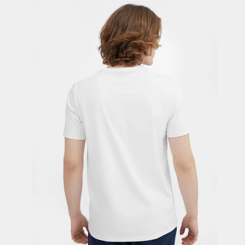 T-Shirt 4F 4FSS23TTSHM537 10S biały XXXL