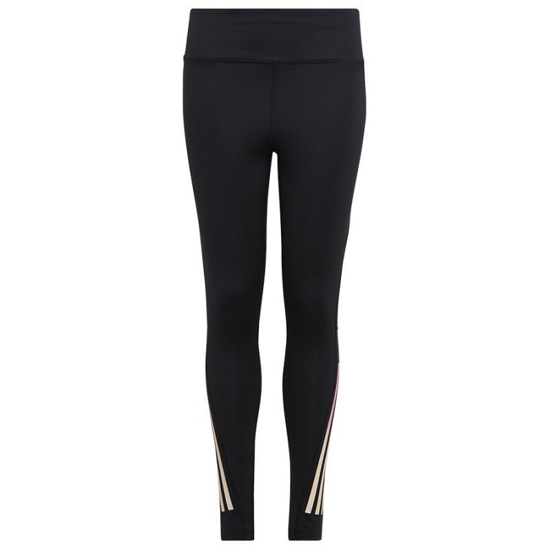 Legginsy adidas Training Aeroready 3S High-Rise 7/8 Optime TG girls IC0363 czarny 152 cm