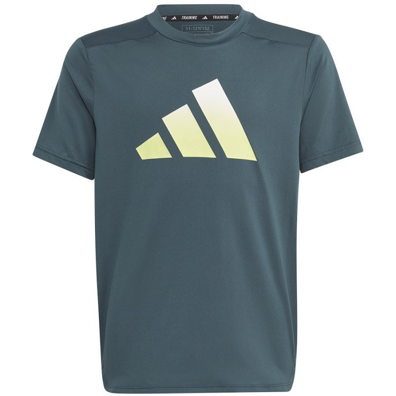 Koszulka adidas TI Tee Jr IJ6416 zielony 140 cm