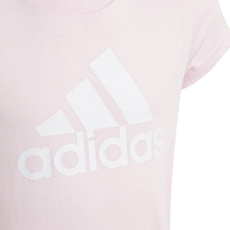 Koszulka adidas Big Logo Tee girls Jr IC6123 różowy 152 cm