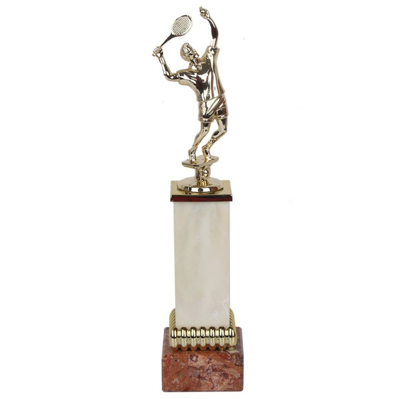 Statuetka Tenis Ziemny GTsport 26 cm złoty