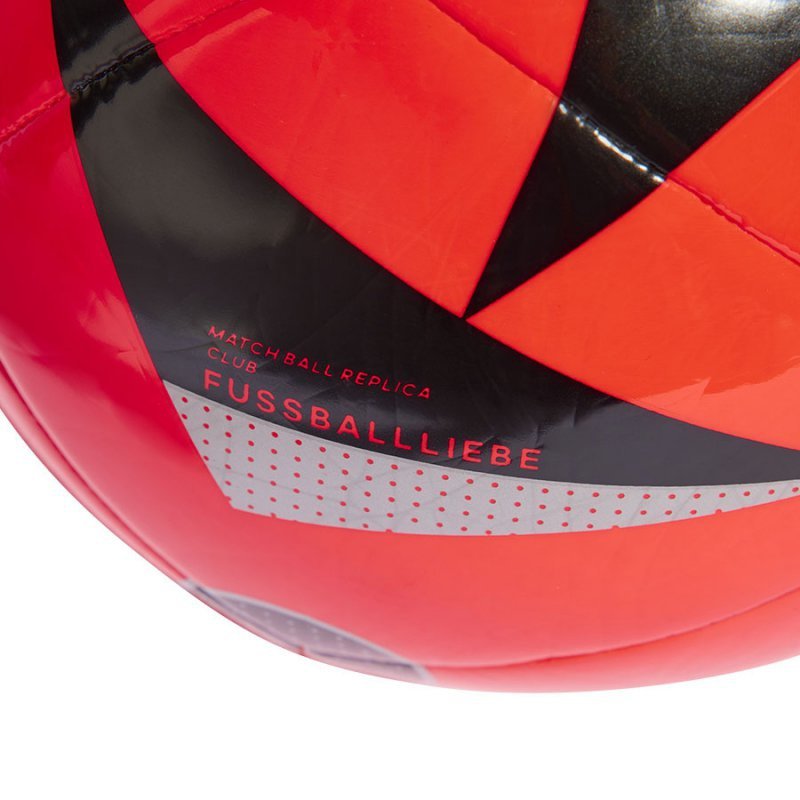 Piłka adidas Euro24 Club Fussballliebe IN9375 czerwony 5
