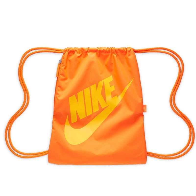 Worek Plecak Nike Heritage DC4245-803 pomarańczowy 