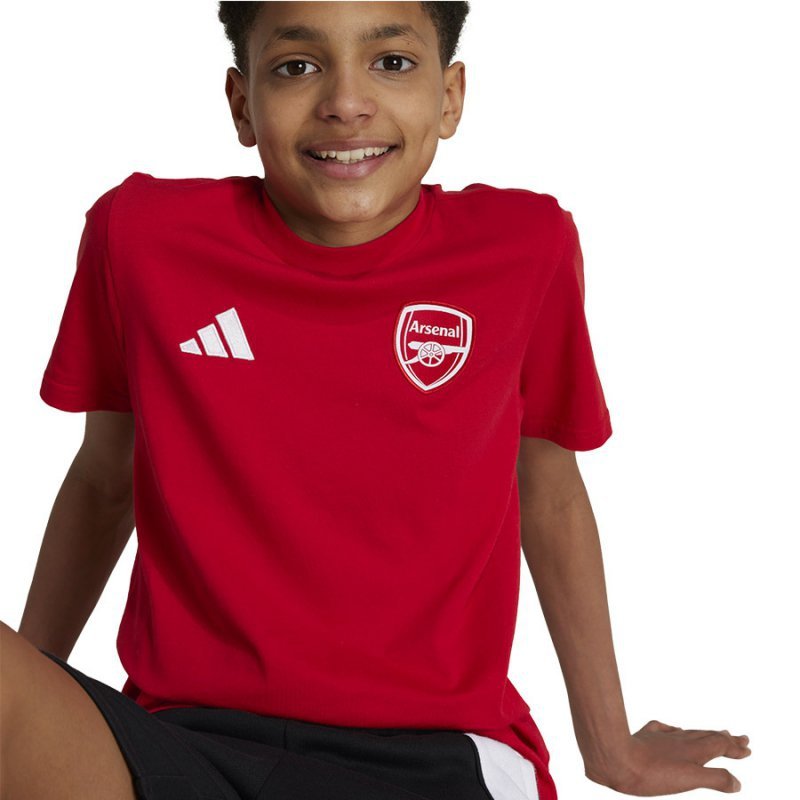 Koszulka adidas Arsenal Londyn Kids Tee IT4095 176 cm czerwony