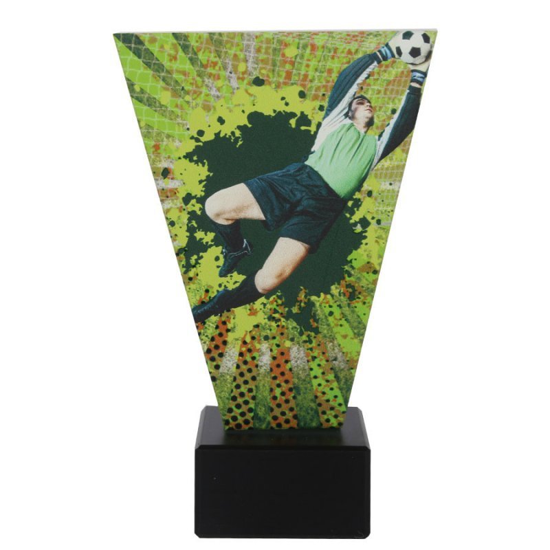 Trofeum szklane piłka nożna Tryumf 20,5 cm 