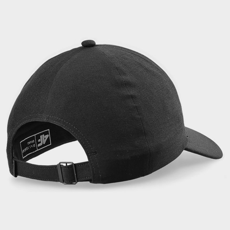 Czapka z daszkiem 4F 4FWSS24ACABU268 20S czarny L/XL