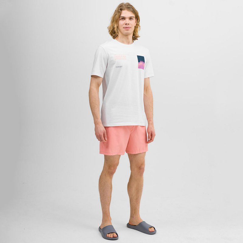 Szorty kąpielowe 4F 4FWSS24UBDSM088 70S XXL pomarańczowy