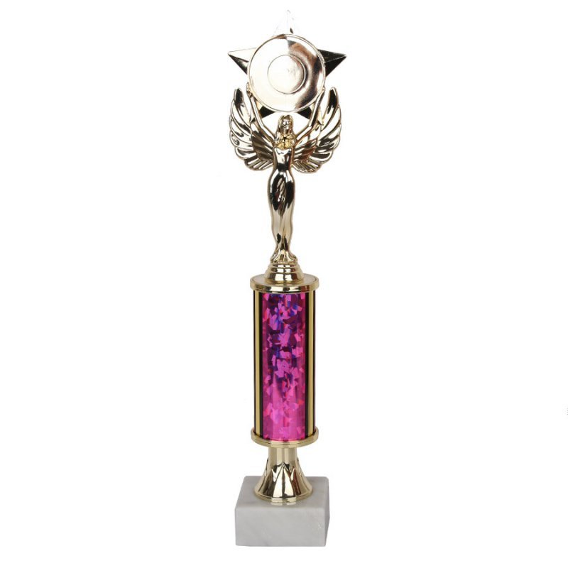 Statuetka wiktoria Tryumf 38 cm różowy