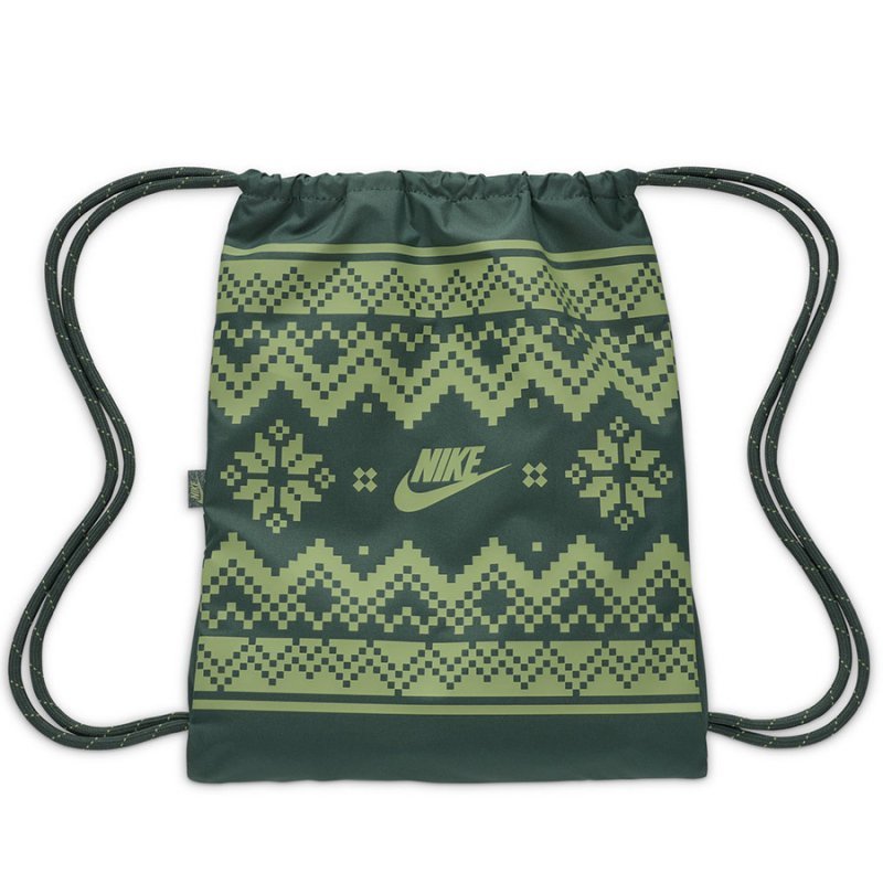 Worek Plecak Nike Drawstrng-Fair Isle FZ7287-338 zielony 
