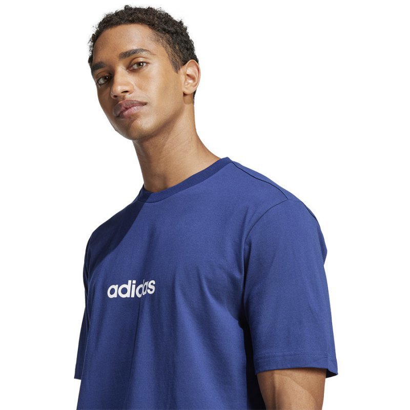 T-Shirt adidas Single Jersey Linear Tee JE8999 granatowy XXXL