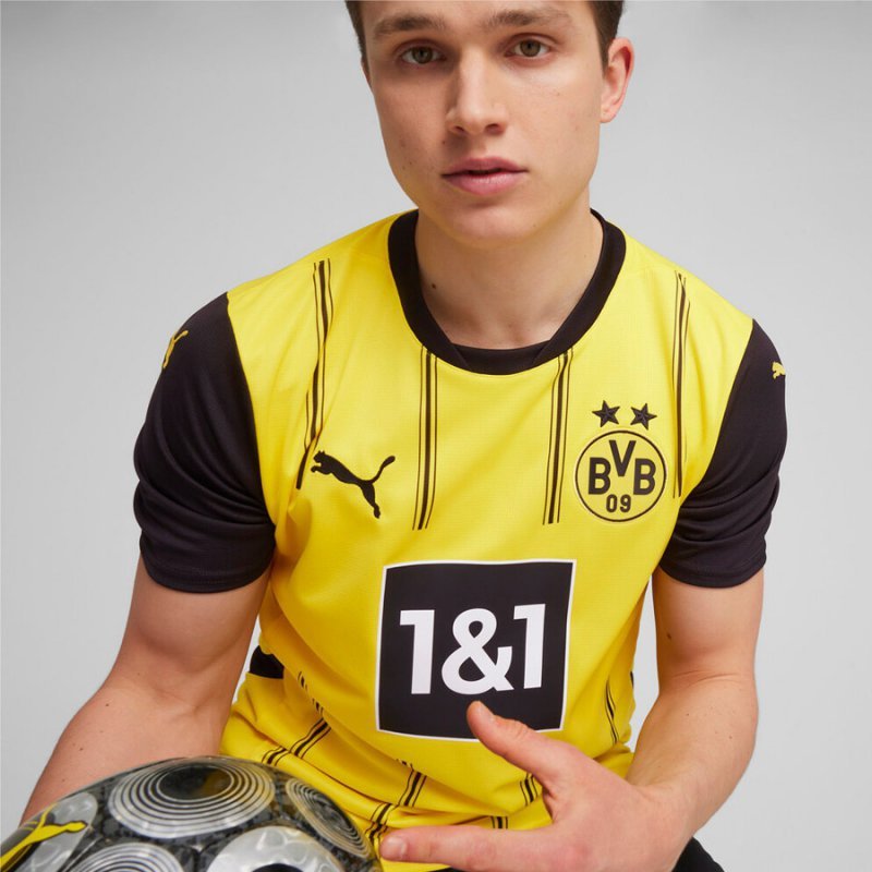Koszulka Puma Borussia Dortmund Home JSY Replica 774946-01 L żółty