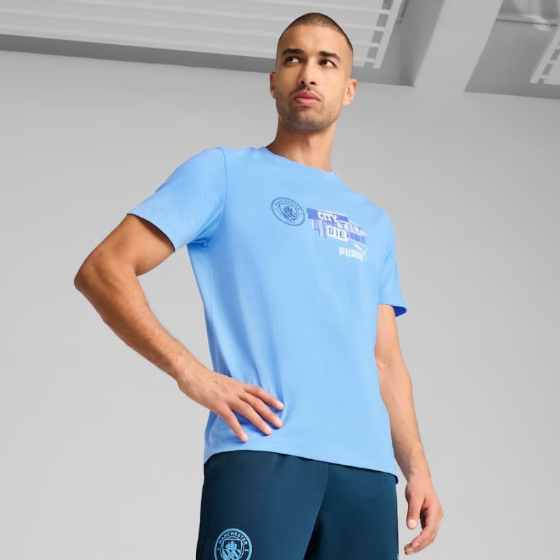 Koszulka Puma Manchester City ftbNGRY Tee 779119-39 niebieski XL