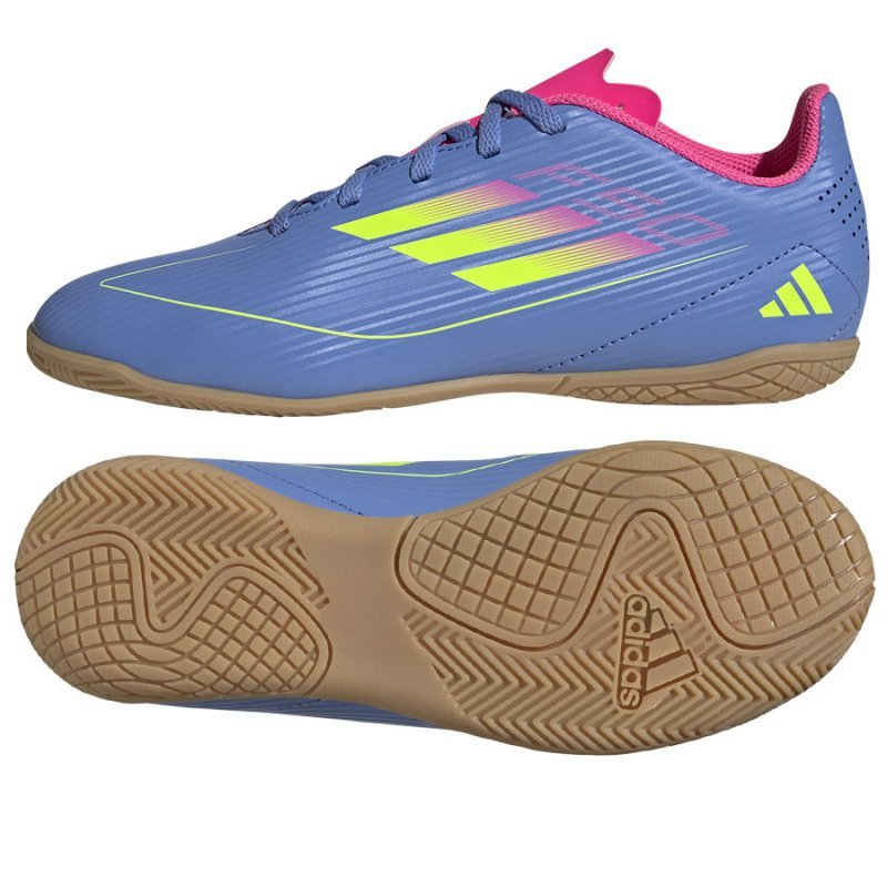 Buty adidas F50 Club Jr IN IE3734 niebieski 34