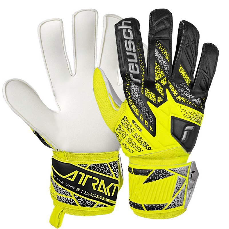 Rękawice Reusch Attrakt Solid 55 70 515 2014 żółty 7,5