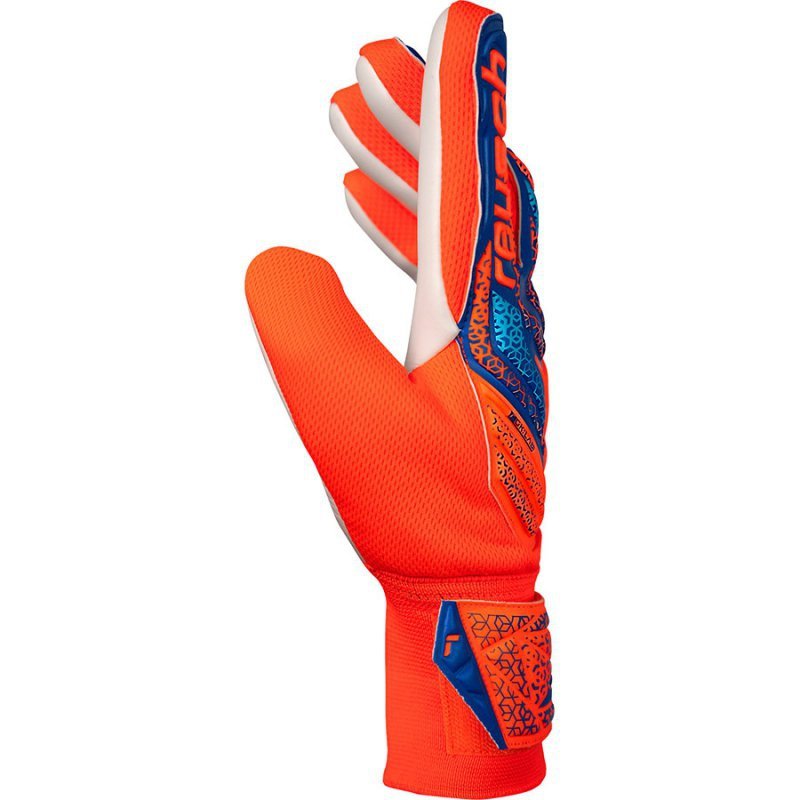 Rękawice  Reusch Attrakt Starter Solid Junior 55 72 514 2290 pomarańczowy 8