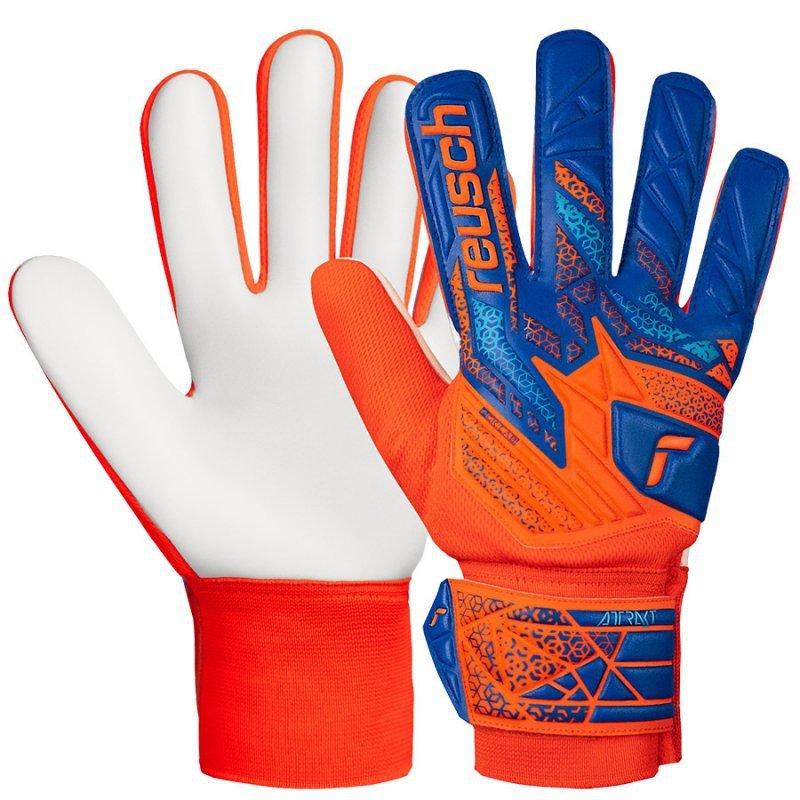 Rękawice Reusch Attrakt Starter Solid 55 70 514 2290 pomarańczowy 9,5