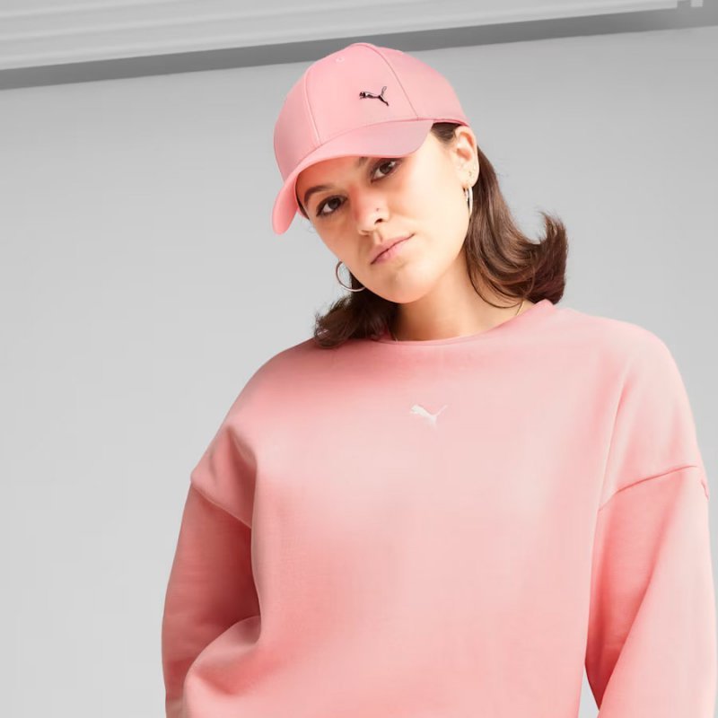 Czapka z daszkiem Puma ESS Metal Cat BB Cap 025994-04 różowy one size