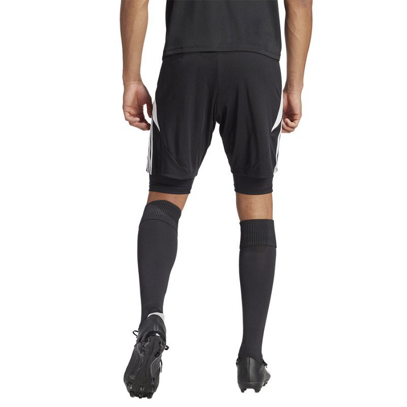 Spodenki adidas TIRO 24 Training 2IN1 IJ5605 czarny XXL