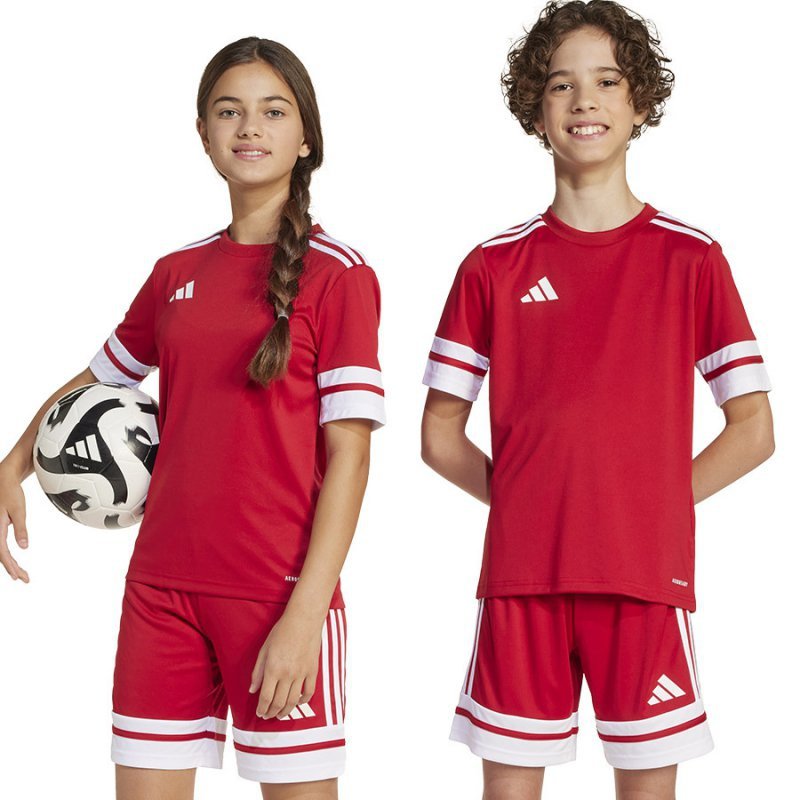 Koszulka adidas SQUADRA 25 JSY Jr JJ0051 czerwony 128 cm