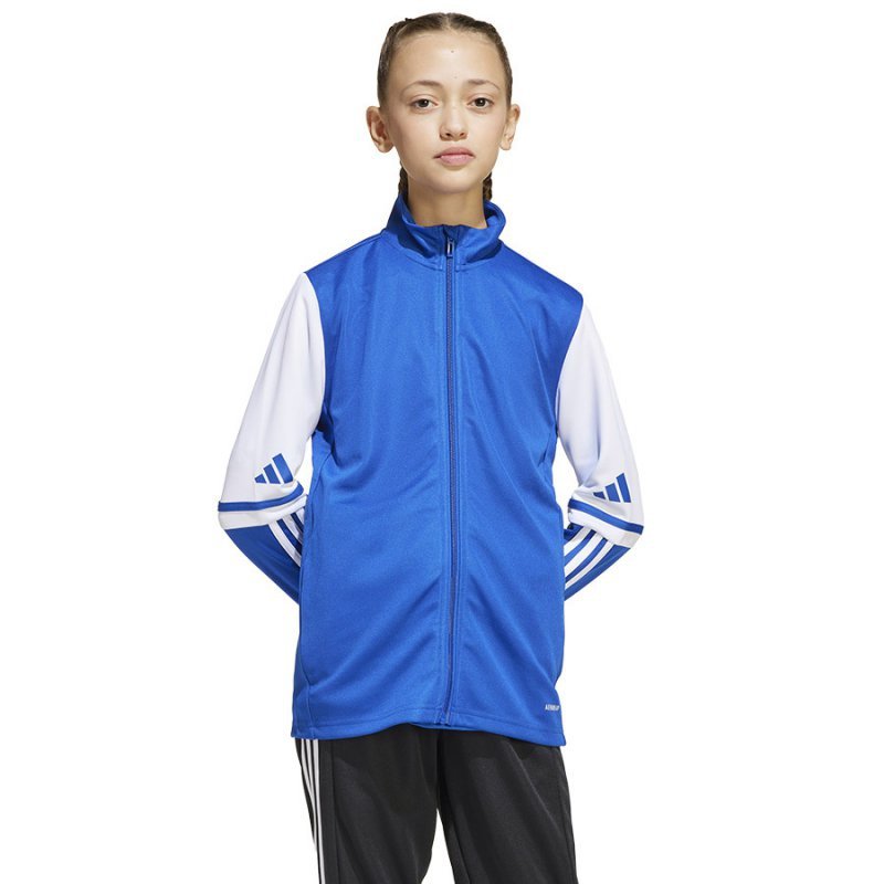 Bluza adidas SQUADRA 25 Training JKT Jr JD4798 niebieski 128 cm