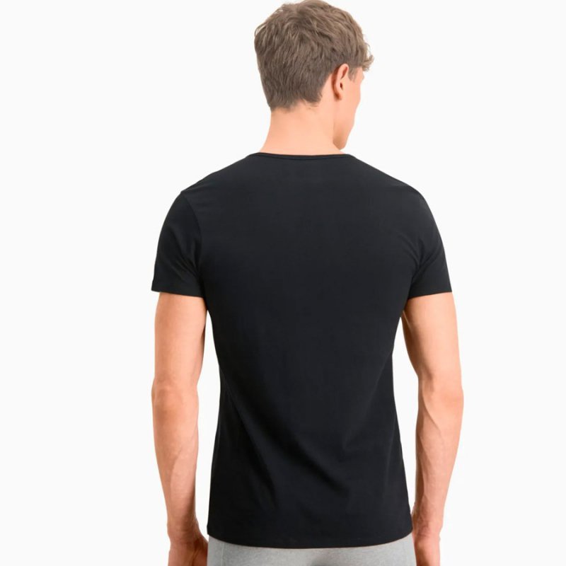 T-Shirt Puma Basic 2P V-Neck 935017-01 czarny XL