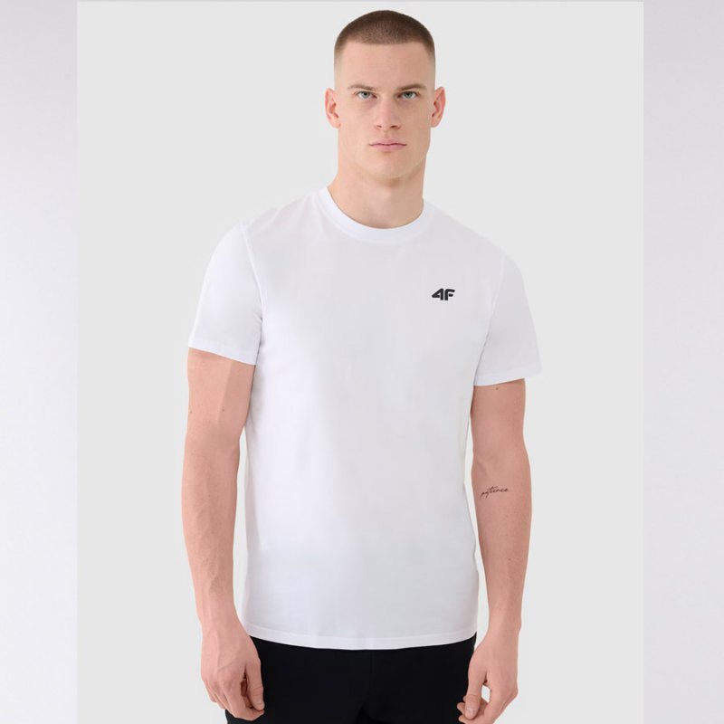 T-shirt 4F 4FWMM00TTSHM2256S 10S biały M