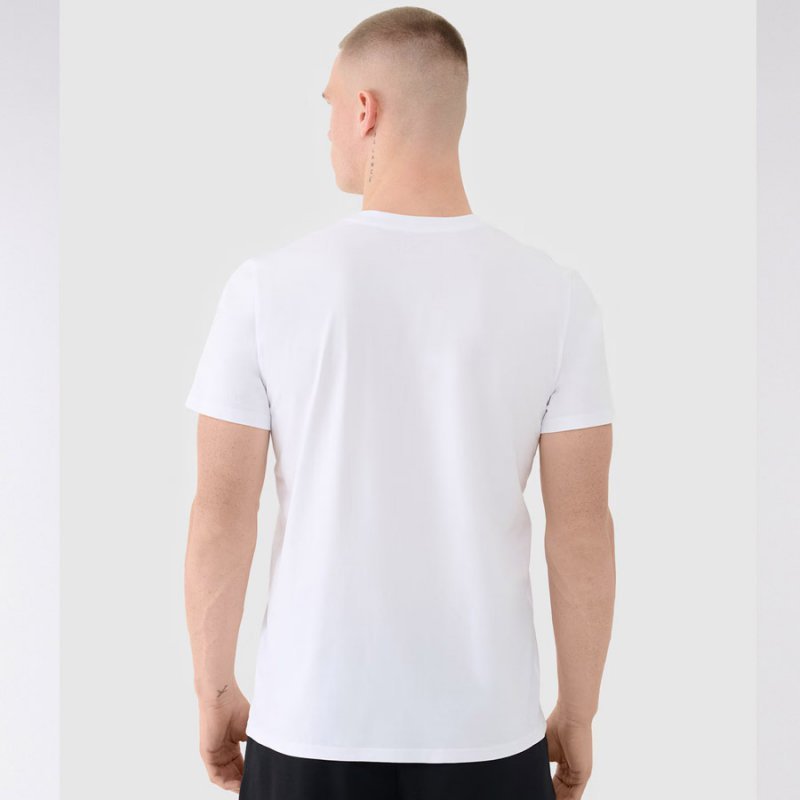 T-shirt 4F 4FWMM00TTSHM2256S 10S biały M