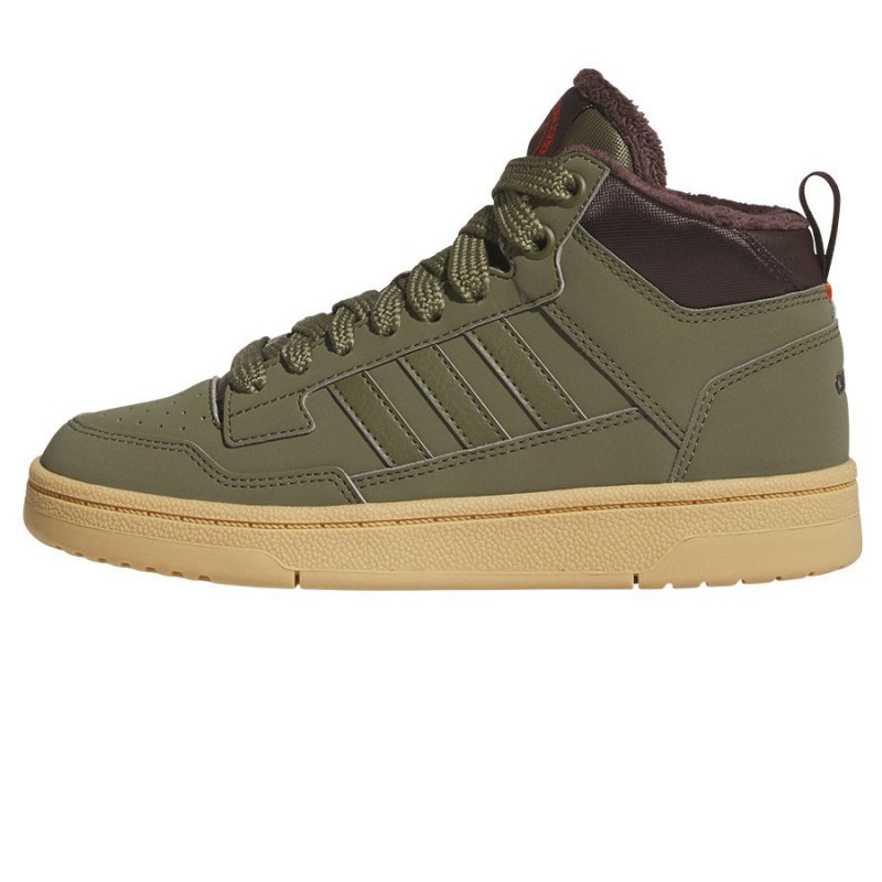 Buty adidas Rapid Court Mid JR Winterized JR2813 zielony 38