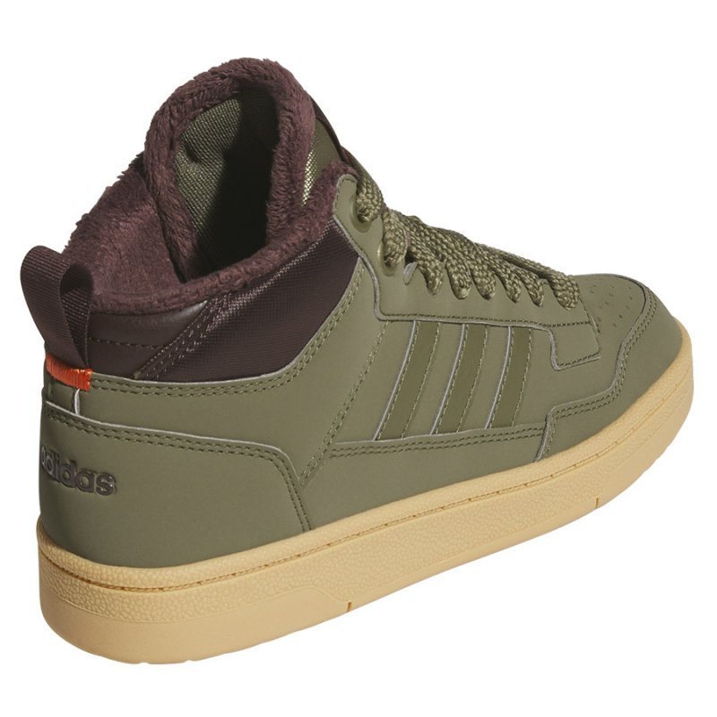 Buty adidas Rapid Court Mid JR Winterized JR2813 zielony 38