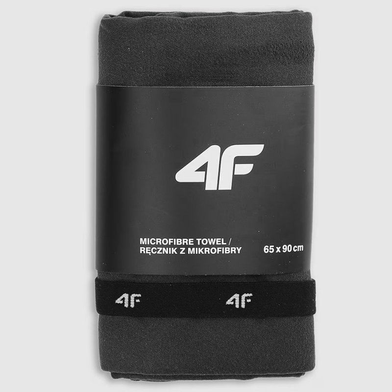 Ręcznik 4F 4FWSS25ATOWU052 czarny 20S czarny 65X90cm