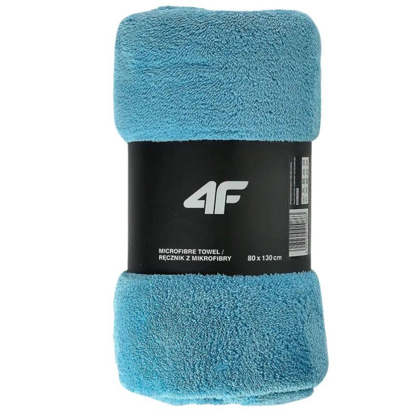 Ręcznik 4F 4FWSS25ATOWU051 33S niebieski 80x130 cm