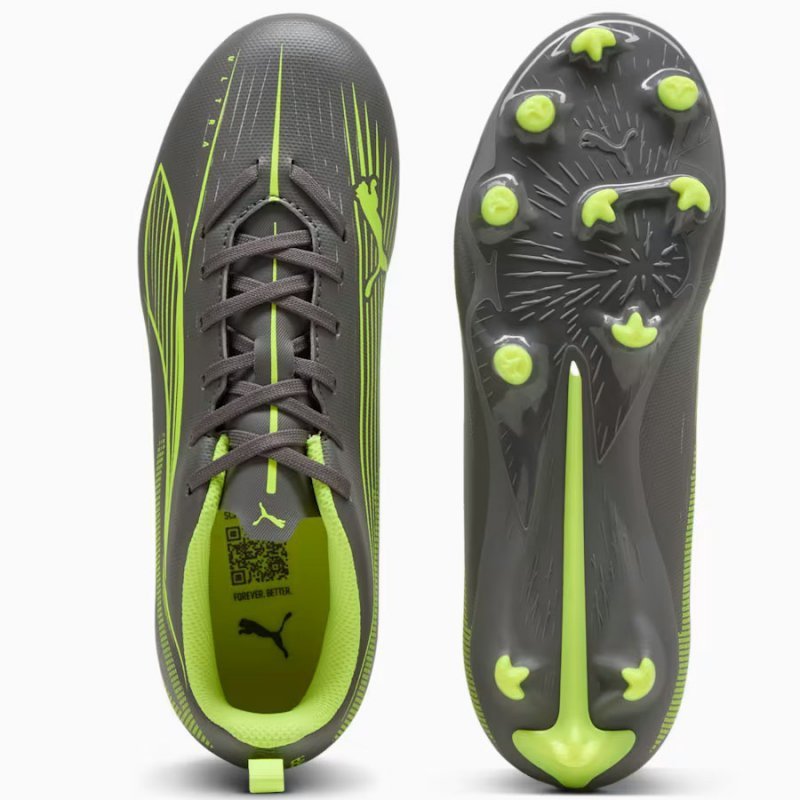 Buty Puma Ultra 5 Play Jr FG/AG 108170-03 szary 37