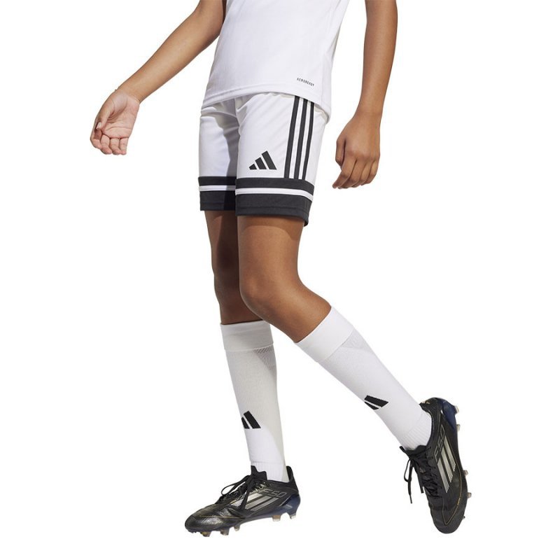 Spodenki adidas SQUADRA 25 Jr JJ2422 biały 164 cm