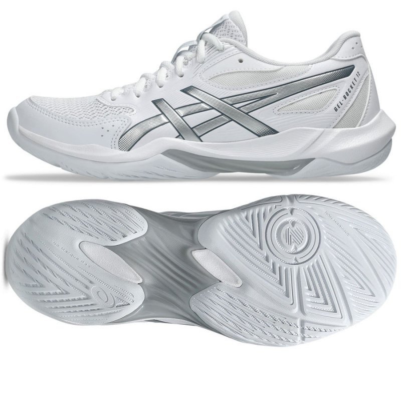 Buty Asics GEL-ROCKET 12 1072A119 101 41 1/2 biały