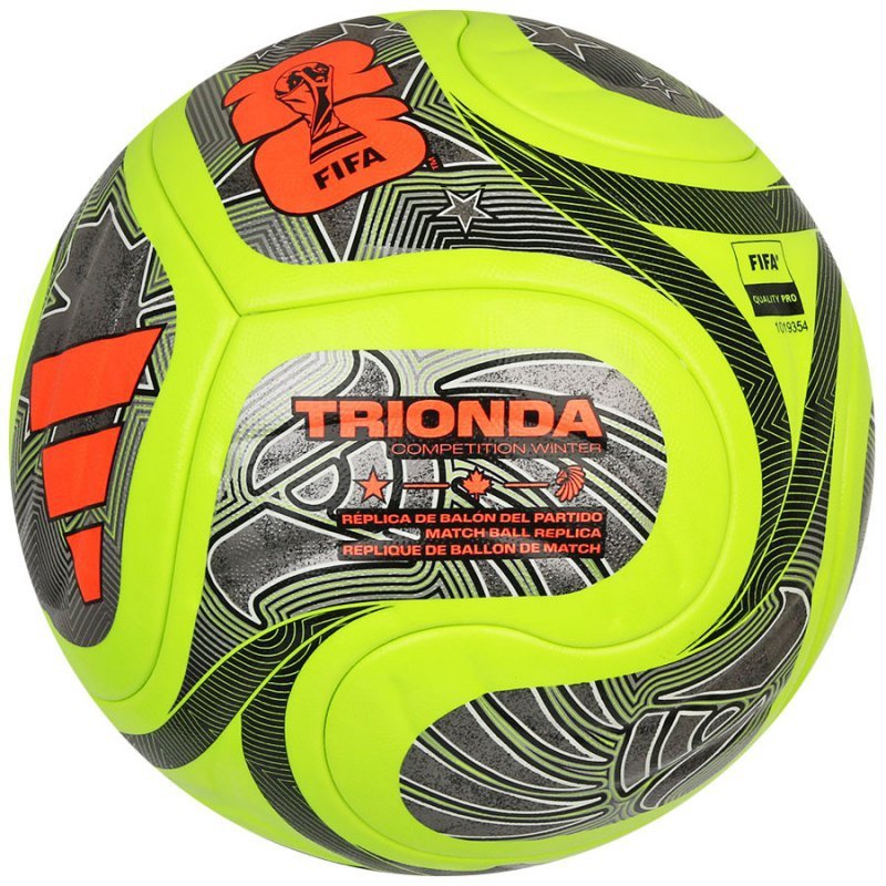 Piłka adidas TRIONDA Competition Winter World Cup JV6223 multikolor 5